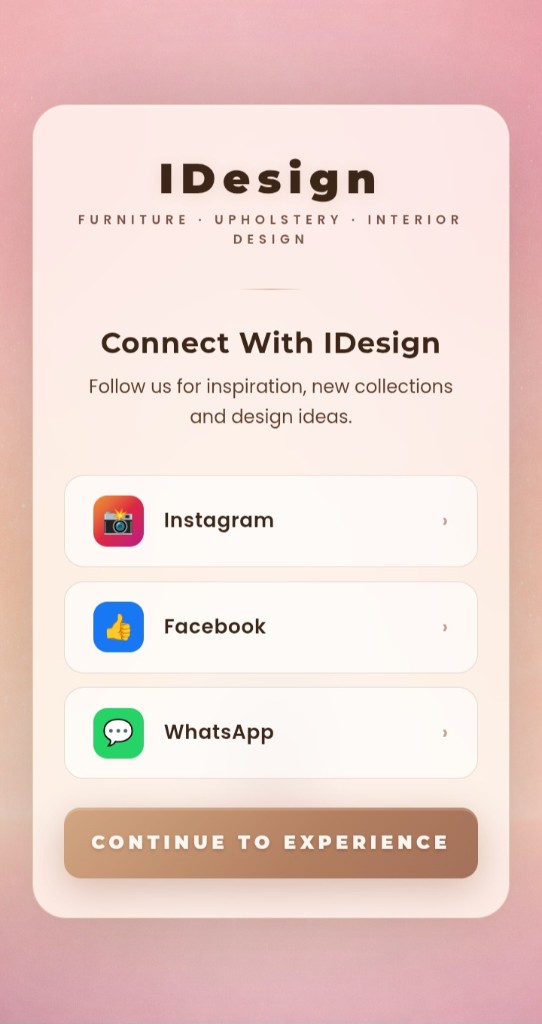 LUNER Links Page screen